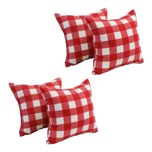 Spun Polyester 17-inch Outdoor Throw Pillows (Set of 4) CO-JO18-14-S4