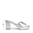 thumbnail image 2 of DREAM PAIRS Women's Platform Block Heel Mule Sandals, Square Toe Ankle Strap Slip On Comfortable Heeled Sandals for Party Wedding Shoes, 2 of 6