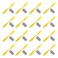 thumbnail image 1 of Unique Bargains 1045 Propellers CW CCW 10x4.5 Prop 2-Vane Fixed-Wing Yellow Replacement Props with Adapter Rings, 16 Pack, 1 of 4