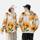 thumbnail image 4 of Fotbe Sunflower 5 Chaqueta con Protección Solar UPF 50+ para Hombre y Mujer, Camisa con Capucha y Bolsillos-Large, 4 of 7