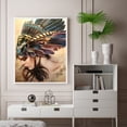 thumbnail image 3 of Cuadros Decorativos Chica con plumas pintura al óleo por números DIY pintado a mano sobre lienzo arte de pared Sywqhk Nuevos Originales, 3 of 9