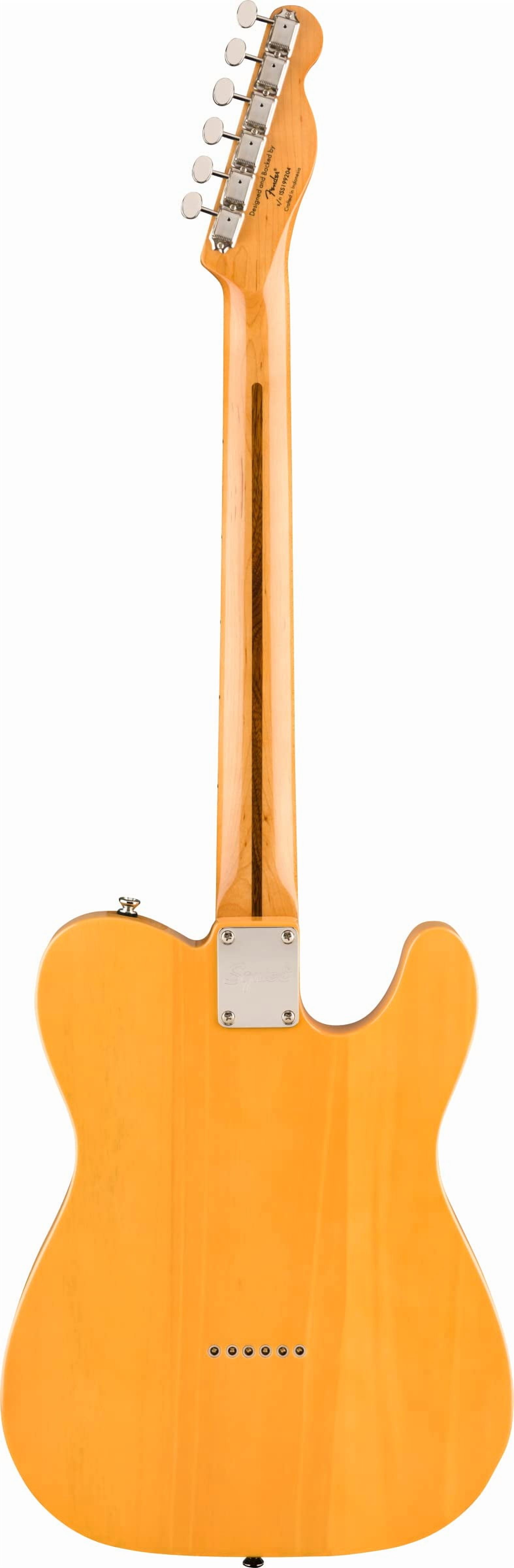 Fender Squier Classic Vibe '50s Telecaster, Left Handed - Butterscotch Blonde Bundle with Gig Bag, Instrument Cable, Tuner, Strap, Strings, Picks, and Austin Bazaar Instructional DVD