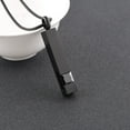 thumbnail image 2 of constantlife Rectangle Black Urn Necklace for Cremation Ashes Holder Necklace Memorial Jewelry, 2 of 4