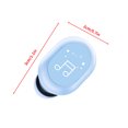 thumbnail image 4 of Moyic Mini auricular inalámbrico compatible con Bluetooth V5.0 en la oreja Control táctil auriculares IPX4 impermeable auricular sonido manos libres Cables de audio/vídeo Azul, 4 of 8