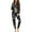Black and White - Bat Spider Web, variant on DISNIMO Dachshund Pumpkin Print Women's 2 Piece Lounge Sets Casual Fashion Sleepwear Button Down Nightwear Long Sleeve Loungewear with Long Pajama Pants