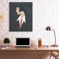 thumbnail image 2 of Stupell Industries Retro Pop Female Portrait Fashion Tie Detail Canvas Wall Art Design by Grace Popp, 36" x 48", 2 of 4