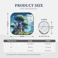 thumbnail image 3 of Saiise Fantasy Treehouse Planet Scene for Foldable Car Sun Shades (2-Pack) Offer Sun Protection with an Easy-fold Design for Convenient Windshield Shading-Large, 3 of 6