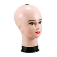 thumbnail image 3 of Cabeza de mujer, modelo de cabeza de mujer, ligero para salón de casa, exhibición de accesorios para el cabello, vitrina, soporte de exhibición., 3 of 9