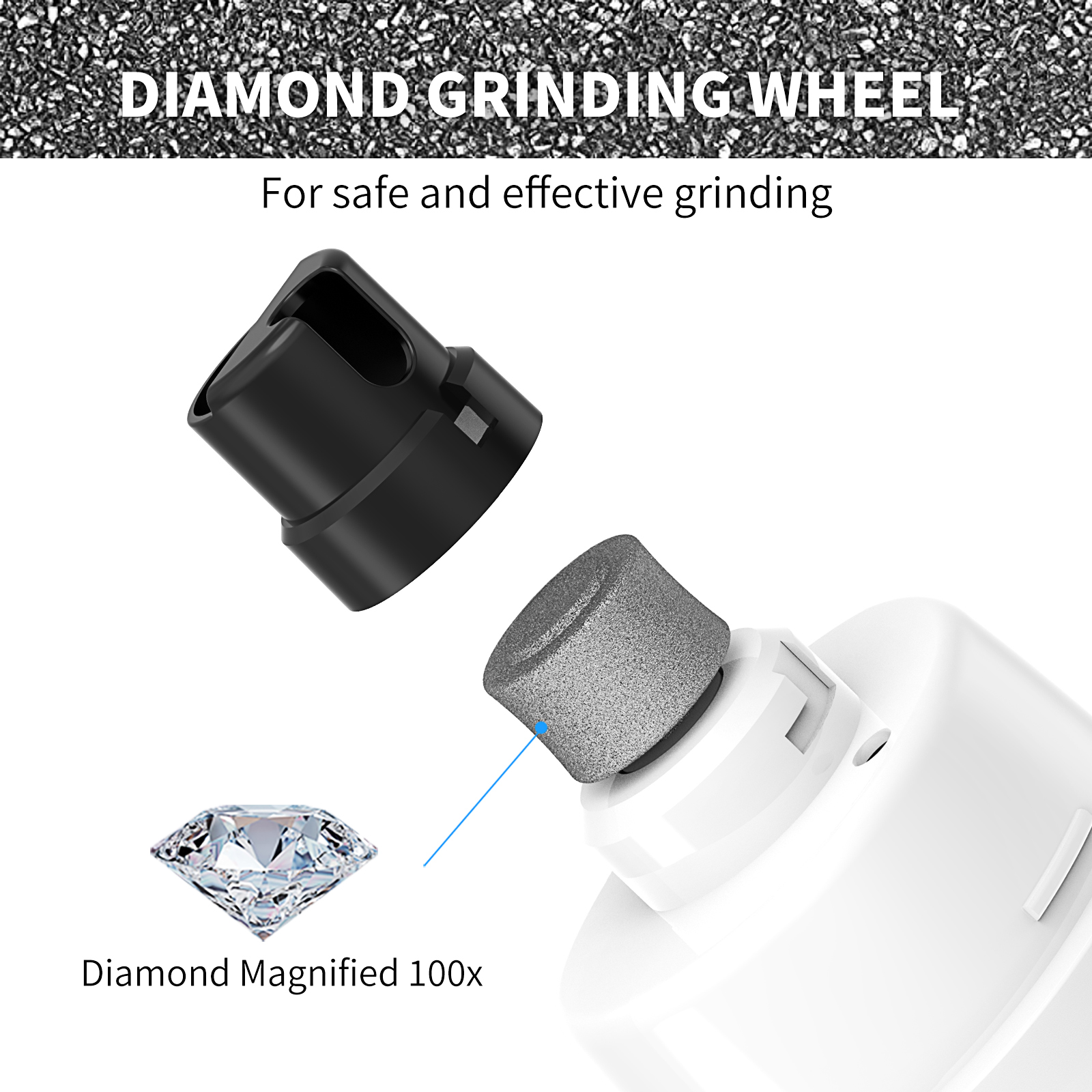MASBRILL Dog Nail Grinder 2-Speed Electric photo 2