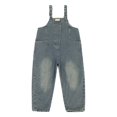 thumbnail image 2 of XXWXYD Girls Denim Overalls, Kids Baggy Wide Leg Suspender Jumpsuit with Adjustable Straps and Pockets for Casual Fall School Play Daily Outfit Wear, 2 of 8