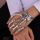 thumbnail image 1 of Pulsera De Dedo De Halloween Gótico Esqueleto Hueso Mano Dedo Pulsera Decoración De Fiesta Kearding AP006572-03, 1 of 6