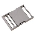thumbnail image 4 of Youkk Metal Bag Webbing Belt Buckle Clip Clasp Stylish and Sturdy Gray black Inner diameter 38mm 1Set, 4 of 6