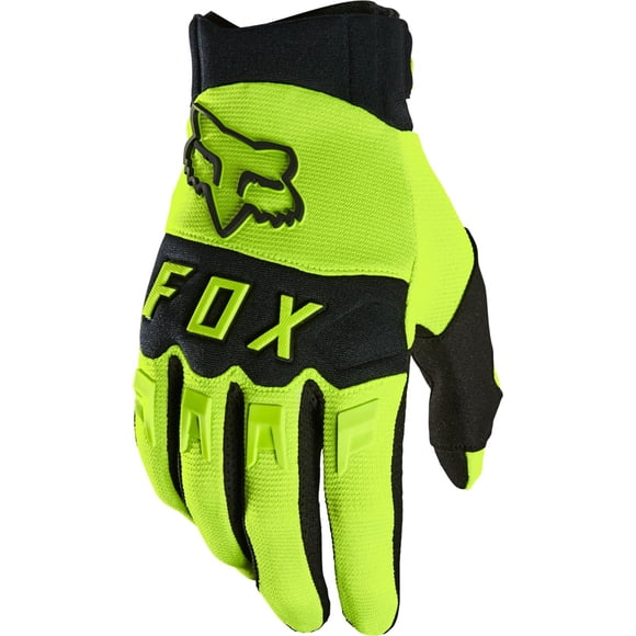Guantes de motocross Fox Racing DIRTPAW para hombre, color amarillo fluorescente