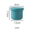 thumbnail image 4 of 5x Caja de Silicona Dura para Almuerzo Recipiente Hermético para Comida Redondo Verde 250ml 6 piezas, 4 of 4