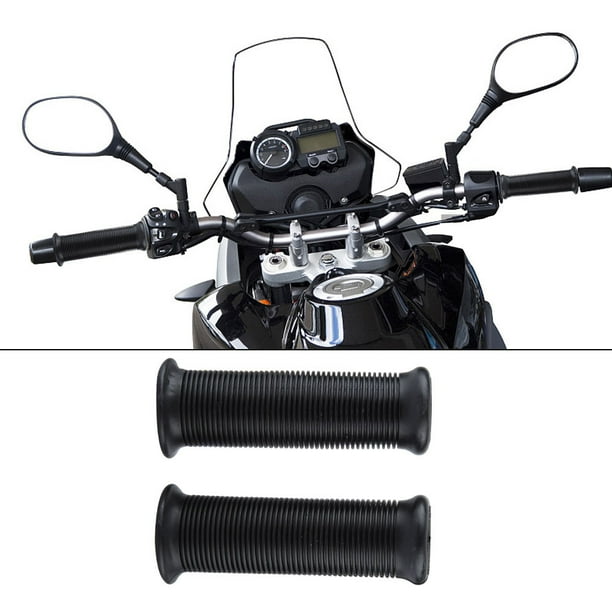 Puños para manillar, par de 7/8 pulgadas y 22 mm, puños para manillar de motocicleta, rendimiento confiable