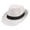 Z110-White, variant on Men Women Fringed Straw Fedora Sun Hat, Breathable Wide Brim UV Protection Beach Vacation Hat with Edge Trim for Casual Wear