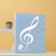 thumbnail image 5 of Carpeta de Partituras, 60 PáGinas, Soporte/Partituras, Se Adapta al TamañO de Carta A4, Carpeta de Coro Grabable y Desmontable Azul, 5 of 5