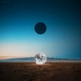 thumbnail image 2 of Zare, Hossein 26x26 White Modern Wood Framed Museum Art Print Titled - Drop, 2 of 4