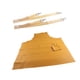 thumbnail image 1 of Delantal de cocina de PU, resistente al aceite, fácil de limpiar, con bolsillo, impermeable, para trabajo, para hornear, cocina, hogar, barbacoa Amarillo, 1 of 9