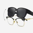 thumbnail image 2 of Typpkmm New Fashion Polarized Sunglasses Cover with Over Myopia Prescription Glasses, 2 of 7