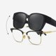 thumbnail image 2 of Typpkmm New Fashion Polarized Sunglasses Cover with Over Myopia Prescription Glasses, 2 of 7