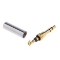 thumbnail image 3 of Conector de soldadura macho/V de 3 polos, 3,5 mm, 1/8" plata, 3 of 7