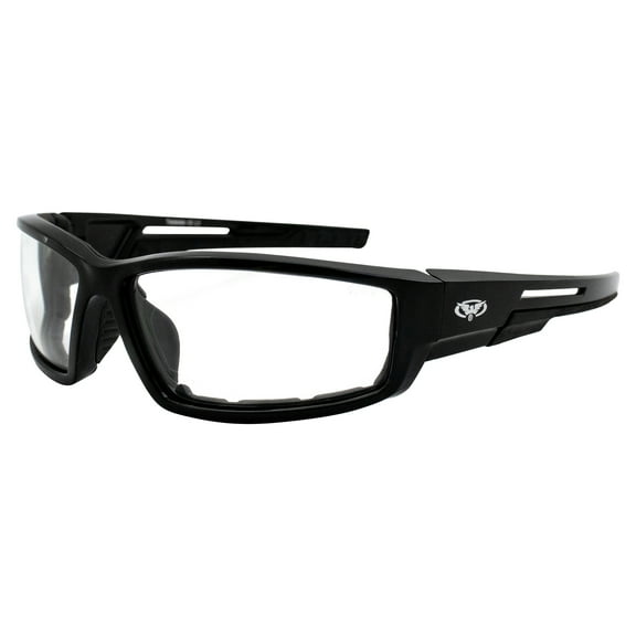 Global Vision Eyewear 24 Sly Series with Gloss Black Frames and Clear Photochromic Transitional Lenses
