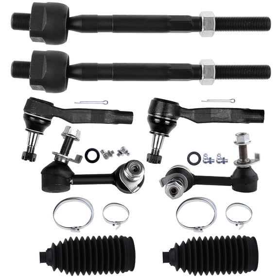 ECCPP 8PCS Front Suspension Kit for 2003-2007 for INFINITI G35 2003-2009 for Nissan for 350Z Sway Bar End Link Outer Tie Rod End