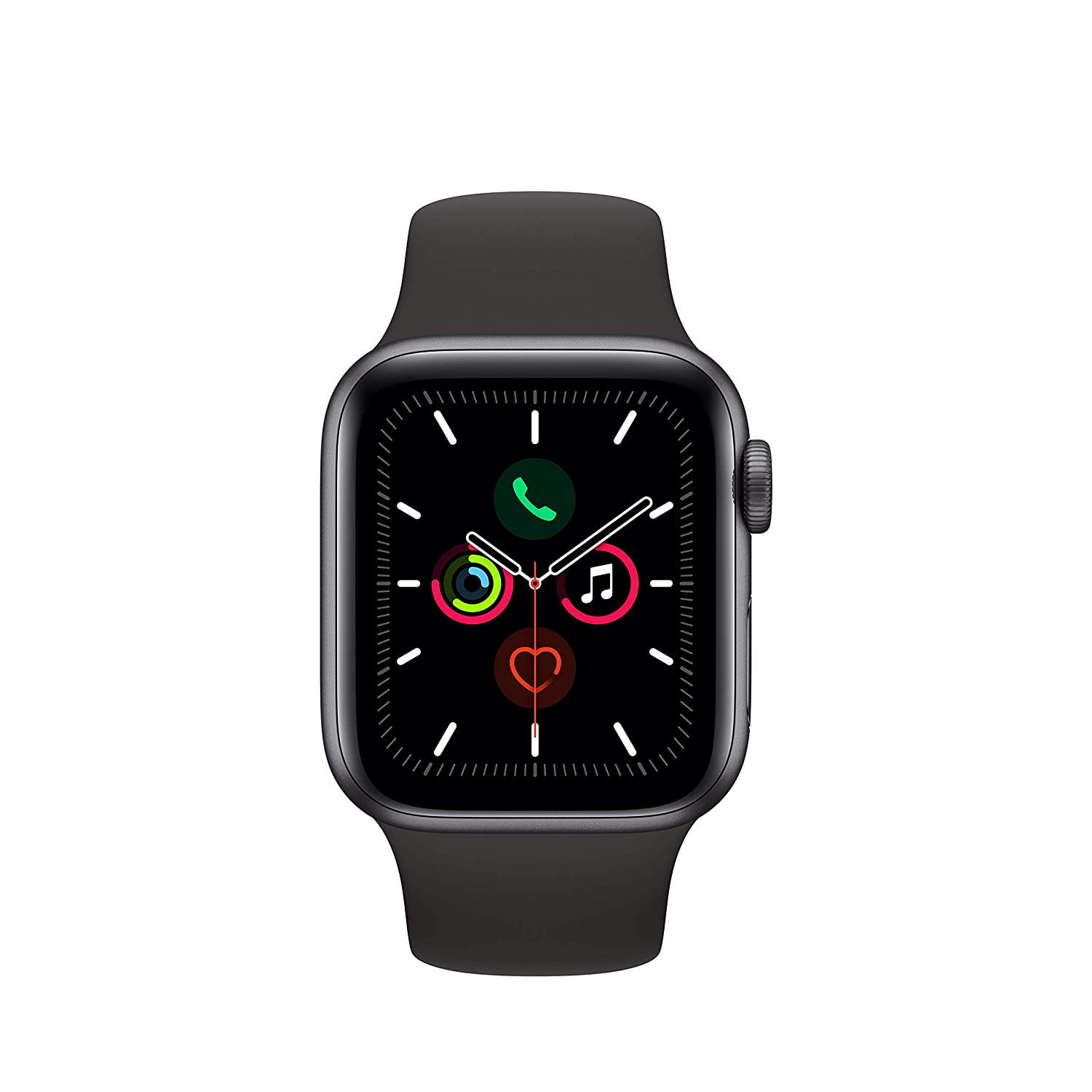 Pre-Owned Apple Watch Series 5 (GPS) + Cellular 40mm Space Gray Aluminum Case with Black Sport Band