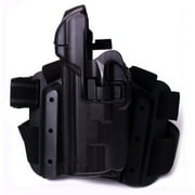 BLACKHAWK! Serpa Level 3 Light Bearing Tactical Holster for Xiphos NT Light, Black/Size 04, Left Hand (Beretta 92/96/M9 Std or A1 w/rails (NOT Brig/Elite)