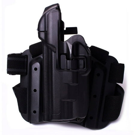 BLACKHAWK! Serpa Level 3 Light Bearing Tactical Holster for Xiphos NT Light, Black/Size 04, Left Hand (Beretta 92/96/M9 Std or A1 w/rails (NOT Brig/Elite)