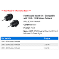 thumbnail image 2 of Front Engine Mount Set - Compatible with 2010 - 2014 Subaru Outback 2011 2012 2013, 2 of 3