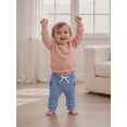 thumbnail image 4 of BemeyourBBs 3 Pack Waffle Texture Pants for Baby Boy Newborn Infant Soft Solid Color Toddler Boys Trousers, 4 of 9