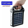 thumbnail image 1 of Cargador recargable por USB de potencia de panel solar de la antorcha solar 6v con luz de lámpara, 1 of 5