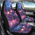 thumbnail image 4 of FOR U DESIGNS Fire Skull Rose Pattern 2 Pcs Car Seat Cover Lightweight Interior Covers for Cars Elastic Bucket Seat Cover Truck Seat Protectors Universal Fit for Most Vehicles, 4 of 7