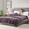 thumbnail image 2 of Serta Couverture Chauffante Électrique en Tissu Polyester 100 Pouces Violette, 2 of 8