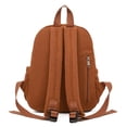 thumbnail image 3 of Stylago School Backpack for Women Medium Corduroy Bookbag College Students Casual Travel Laptop Bag Multiple Pockets Daypack Brown, 3 of 6