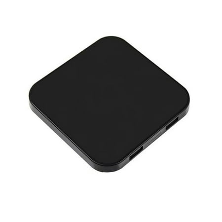 Square Wireless Charger Desktop Dual USB Port Charger Compatible with iOS and android Multi-interface Charging Tool
