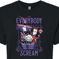 thumbnail image 3 of The Nightmare Before Christmas - Everybody Scream - Juniors Cropped Cotton Blend T-Shirt, 3 of 5