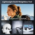 thumbnail image 3 of AKKHOO Open Ear Bone Conduction Headphones, Wireless Bluetooth Sports Headphones with ENC Mic, 12H Playtime, IPX6 Waterproof Running Headphones for Gym, Outdoor, 3 of 13