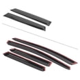 thumbnail image 3 of KAIHUIXING Cx7 Acrylic Window Visors Rain Sun Guard Deflector 4pcs Front Rear Left Right for Mazda for CX-7 2008-2012 4pc Smoke/Tinted Slim Style Tape on/External-Type -WD- MAZCX707, 3 of 9