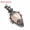 Rose Quartz (Silver), variant on Pendulum Chakra Egg Crystal for Dowsing Spiritual Divination Stone Pendant Reiki
