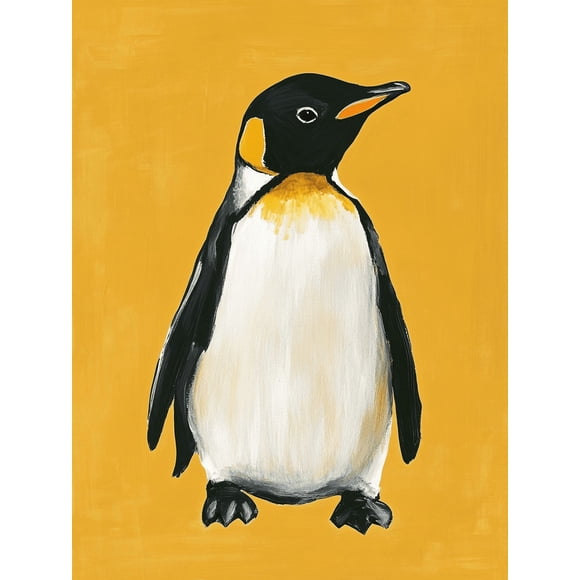 Cute Penguin Canvas Wall Art/Painting,Suitable for Living Room, Bedroom, Bathroom, Office, and Kitchen Decoration.
