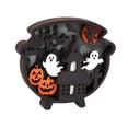 thumbnail image 3 of Estatua de decoración de madera de Halloween con adornos de luz Figura de Halloween Decoración de Halloween para interior Tienda Sala de estar Hotel Forma, 3 of 8