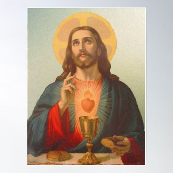 The Lord'S Supper Poster Wall Art, Modern Wall Decor For Living Room Bedroom, 12x18 UNFRAMED