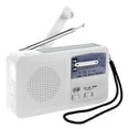 thumbnail image 1 of Solar Charging USB Charging Aaa Battery Available Hand Cranked Charging Portable Am/FM Portable Pocket With Chip Battery Operated With Large Built In Speaker, 1 of 4