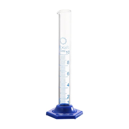 Uxcell 10ml Single Metric Borosilicate Glass Graduated Cylinder