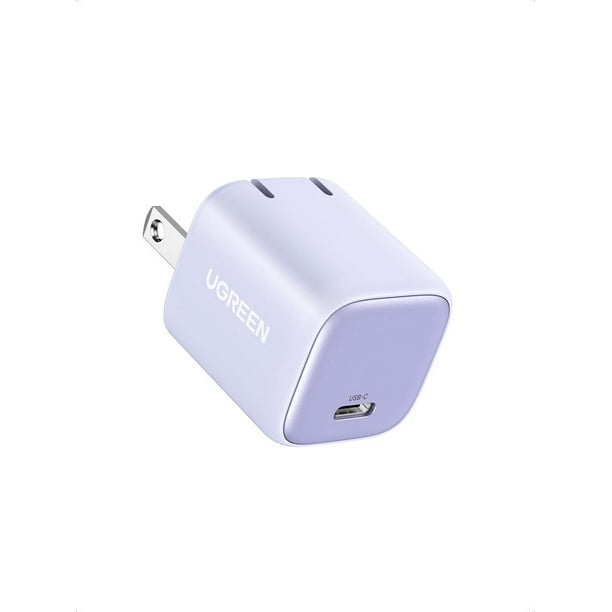 UGREEN Nexode 30W GAN Cargador Tipo C Carga Raida, USB C Colorido Portatil Compatible con Galaxy S24