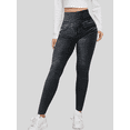 thumbnail image 4 of Leggings de Mujer Estilo Mezclilla Unitalla Comodidad y Estilo en Leggins, 4 of 5