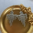 thumbnail image 4 of Spooky Ghost Dangle Earrings for Women Crystal CZ Tassel Drop Halloween Earrings Hook Statement Cute Halloween Accessories Jewelry for Costume Party Outfit, 4 of 10